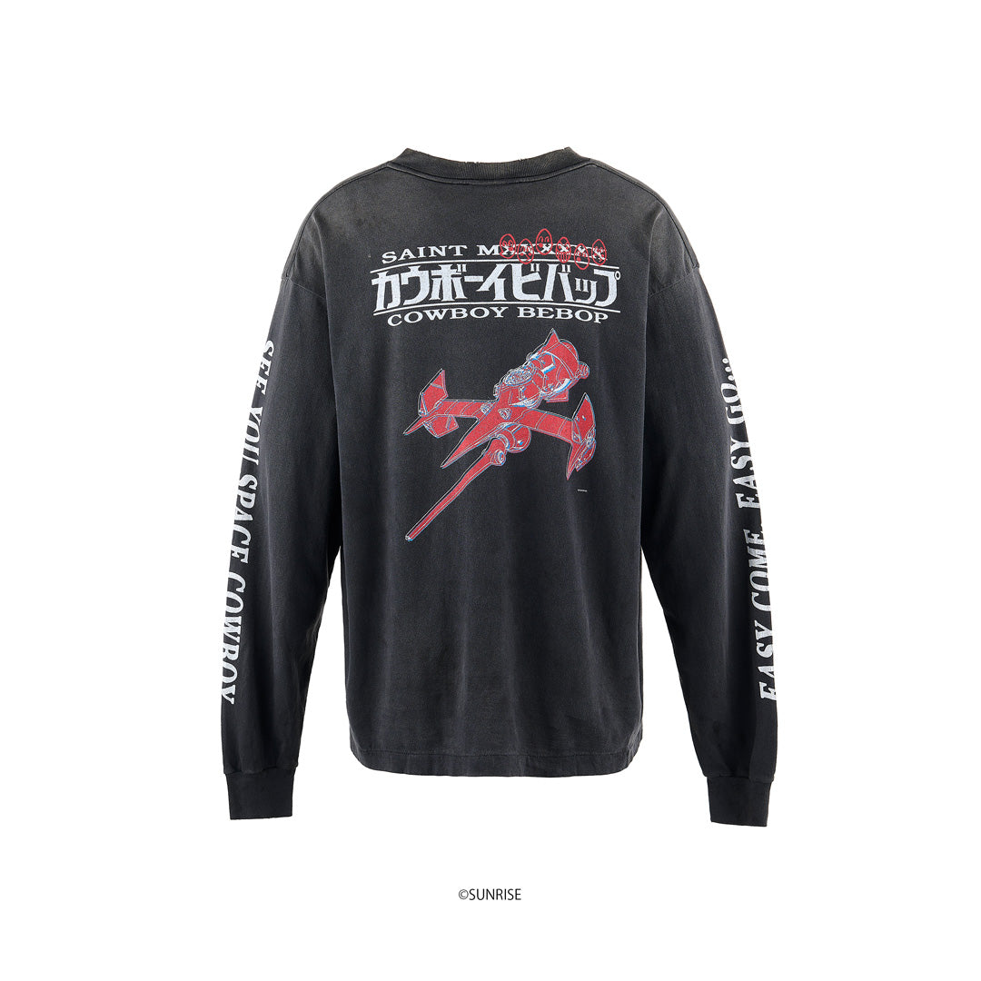 SAINT Mxxxxxx × Cowboy Bebop LS TEE EASY COME
