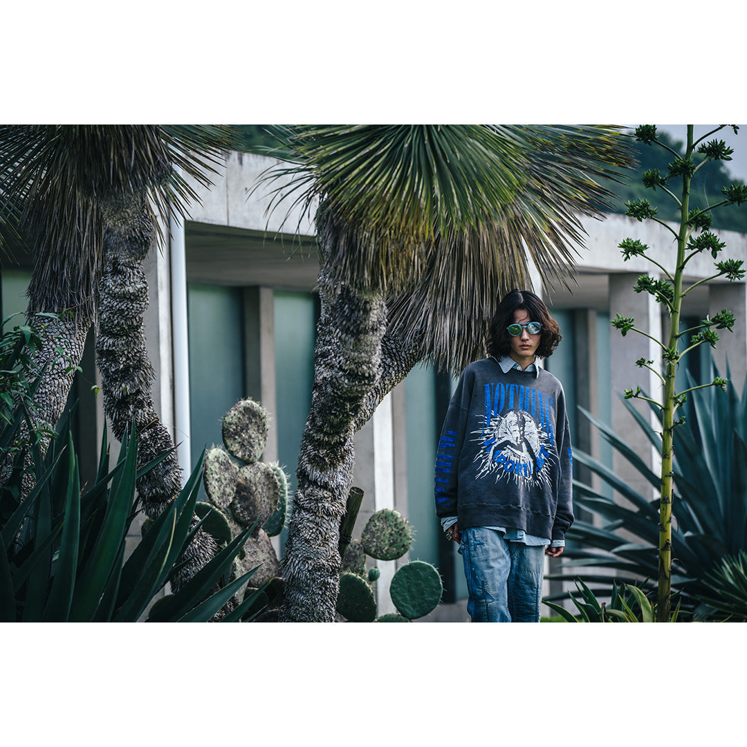 SAINT Mxxxxxx X 河村康輔 CREW SWEAT NOTHING IMP