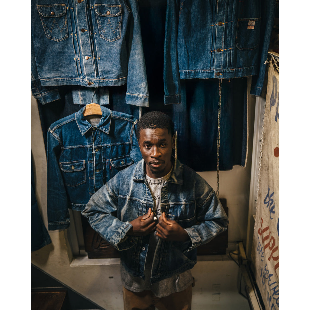 SAINT Mxxxxxx × BerBerJin DENIM JACKET DAMAGE