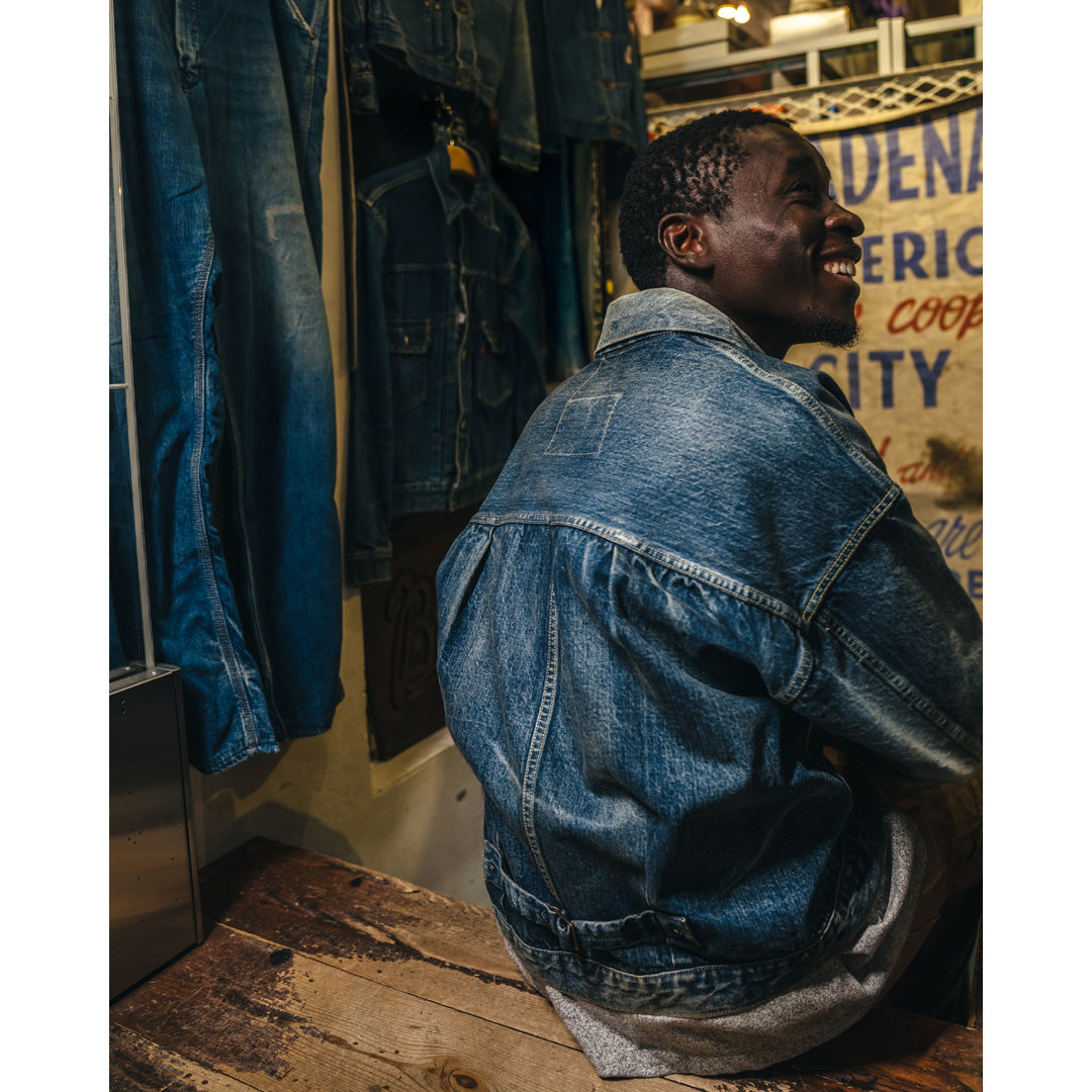 SAINT Mxxxxxx × BerBerJin DENIM JACKET DAMAGE