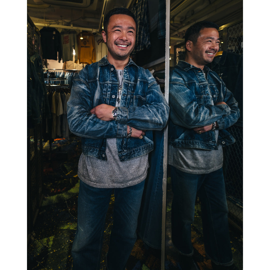 SAINT Mxxxxxx × BerBerJin DENIM JACKET DAMAGE