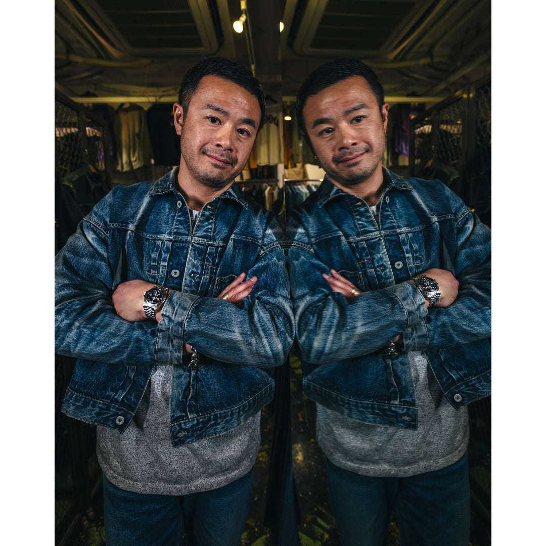 SAINT Mxxxxxx × BerBerJin DENIM JACKET DAMAGE