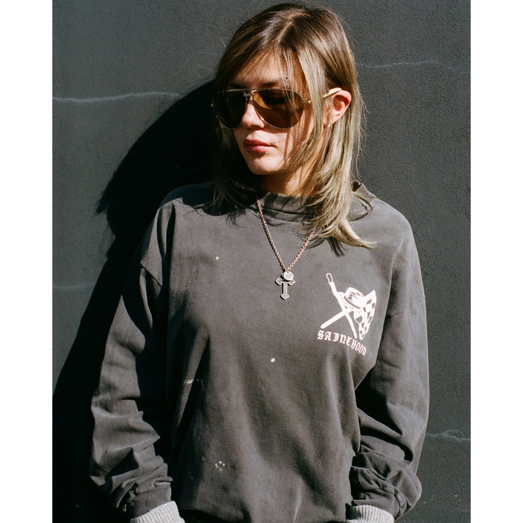 SAINT Mxxxxxx × NEIGHBORHOOD STHD . LS TEE SPEED KILLS