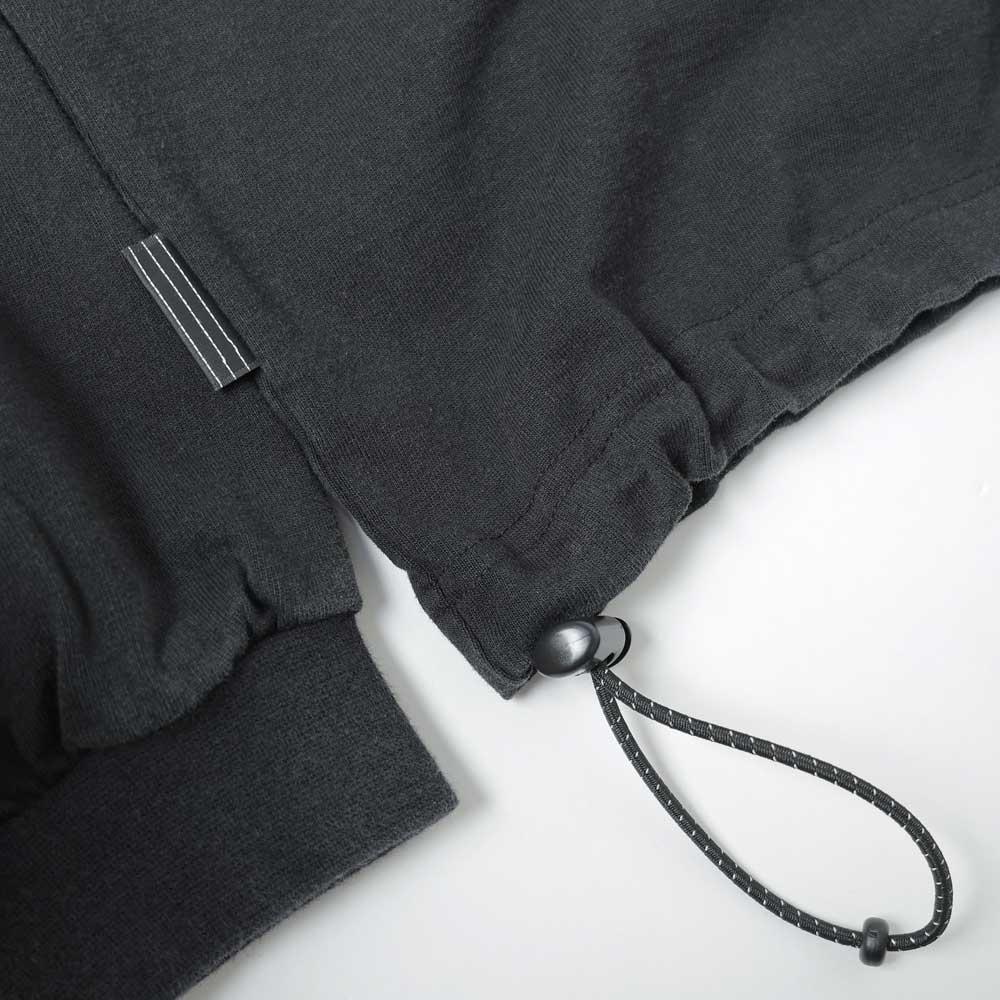 SIDE STRIPE HOODY LS TEE(DISCHARGED)
