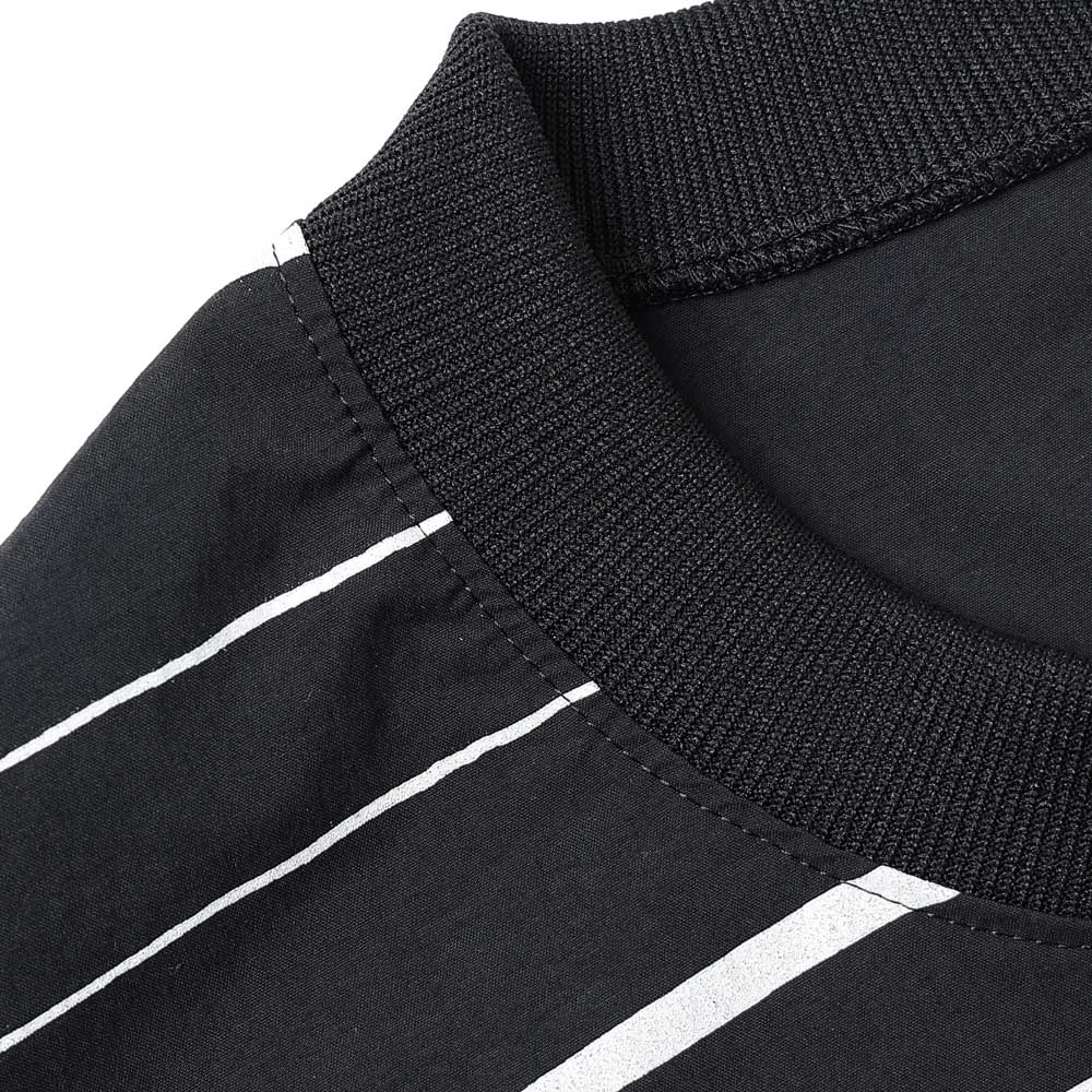 SUPER BIG MIX STRIPE LS NYLON TEE