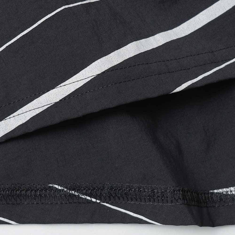 SUPER BIG MIX STRIPE LS NYLON TEE