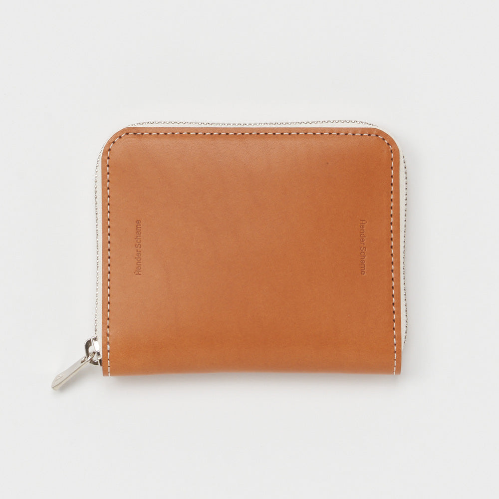 square zip purse
