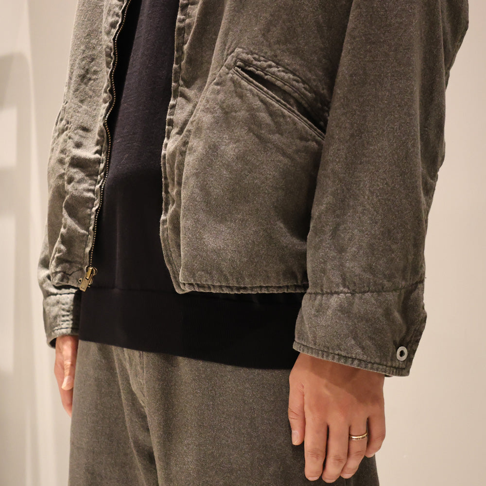 Vintage Black Chambray Sports Jacket