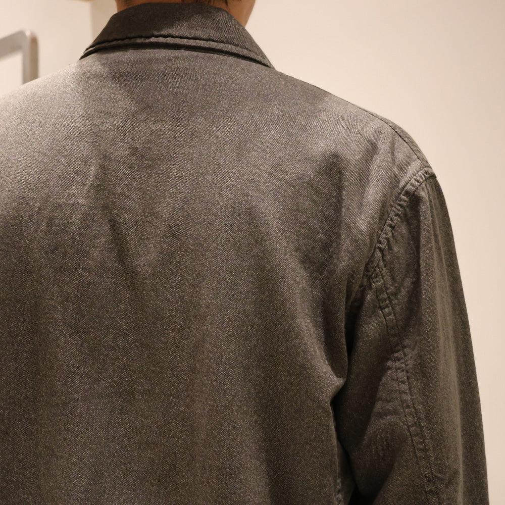 Vintage Black Chambray Sports Jacket