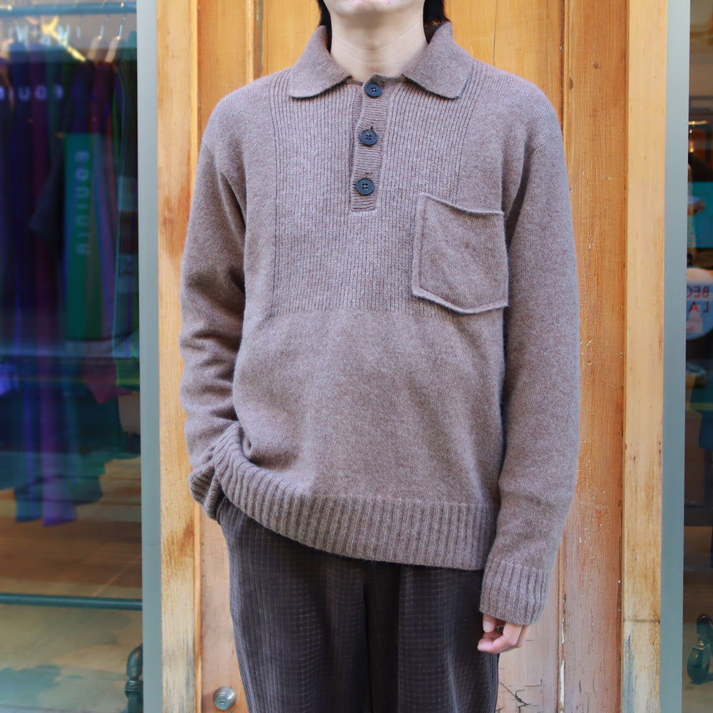 Wool Knit Polo