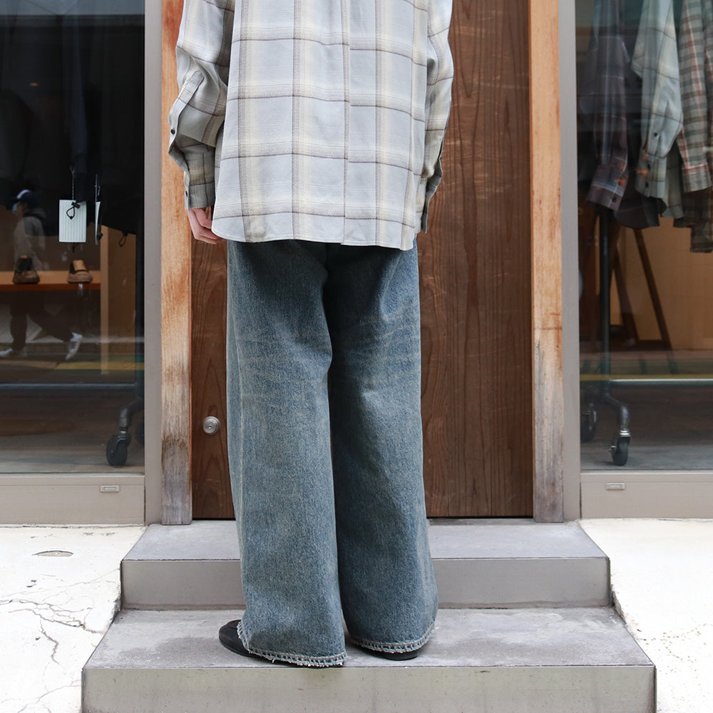 Wide Vintage Denim Pants