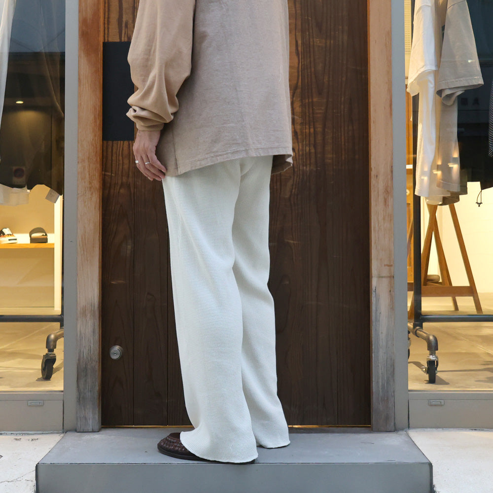 WAFFLE EASY PANTS - Pigment Stone Wash -