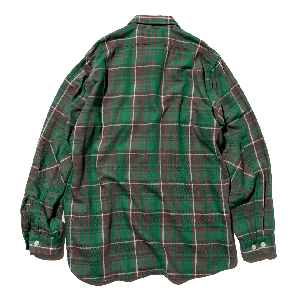 Unlikely Elbow Patch Flannel Work Shirts