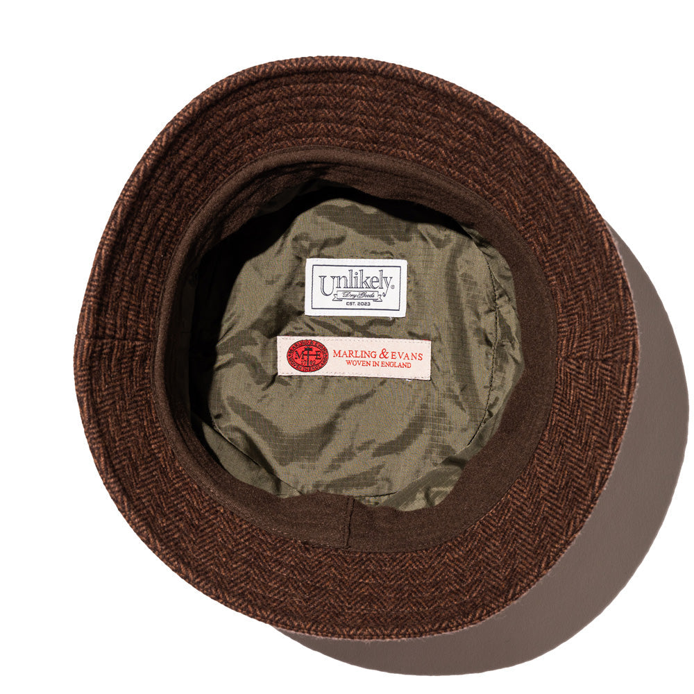 Unlikely Bucket Hat Wool Tweed
