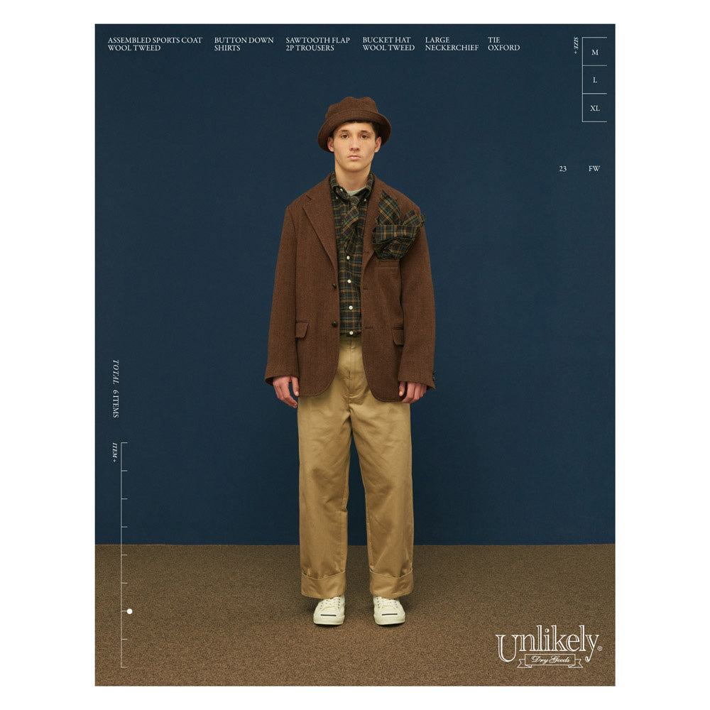 Unlikely Bucket Hat Wool Tweed