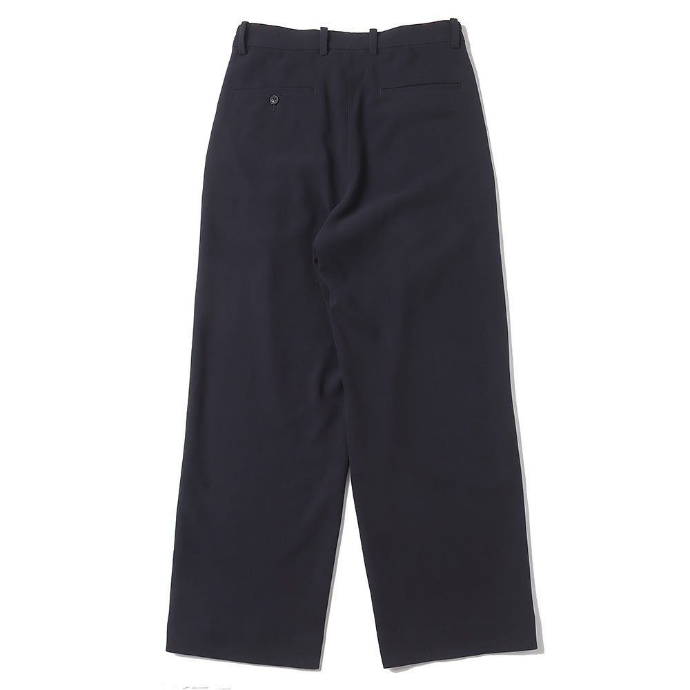 HARD TWIST COTTON - INVERTED PLEATS PANTS