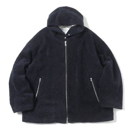 SHEEP BOA ZIP UP HOODED BLOUSON