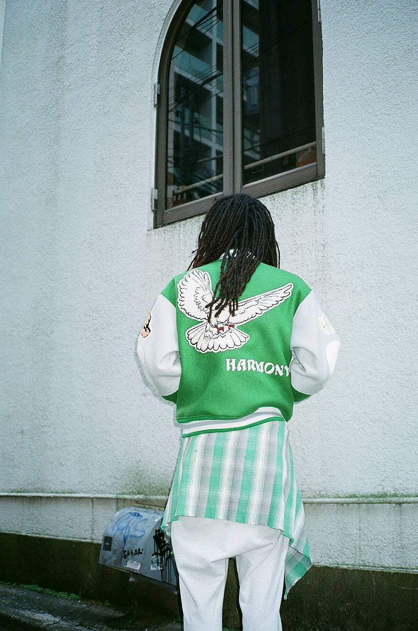 SA-VARSITY JKT/PIGEN/GREEN