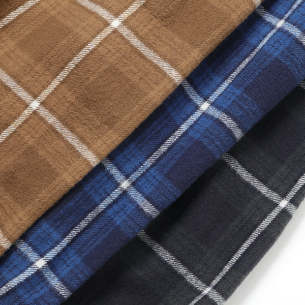 MASTER BIG SHIRT COTTON TWILL OVERPLAID