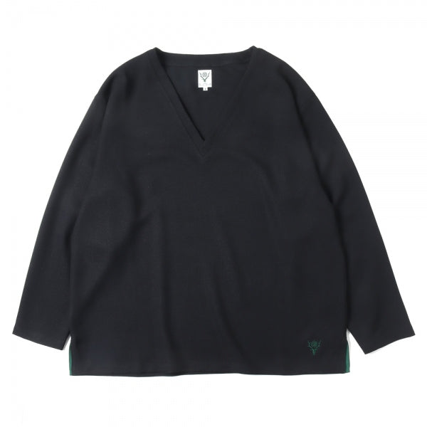 South2 West8 (サウスツー ウエストエイト) S.S. V Neck Shirt - Poly