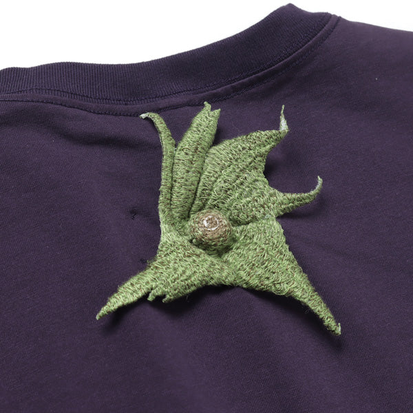 VEGETABLE STEM EMBROIDERY T-SHIRT
