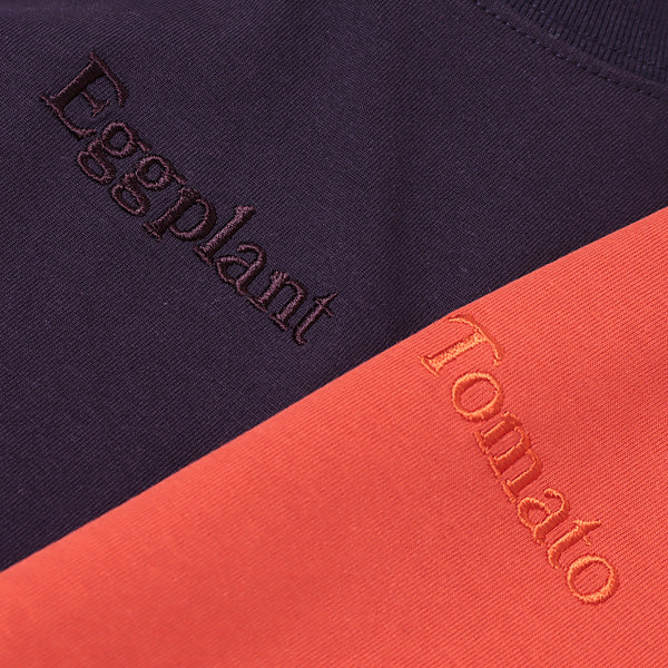 VEGETABLE STEM EMBROIDERY T-SHIRT