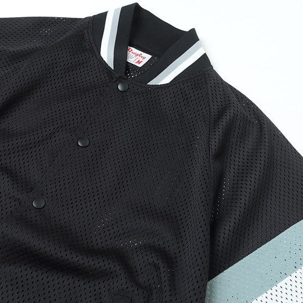 MESH VARSITY JACKET