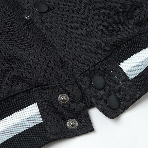 MESH VARSITY JACKET
