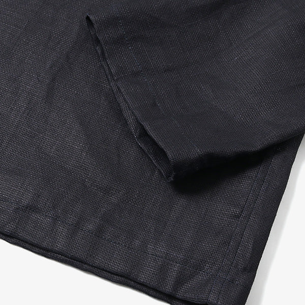 China Shirt - Linen Cloth / Ink Dye