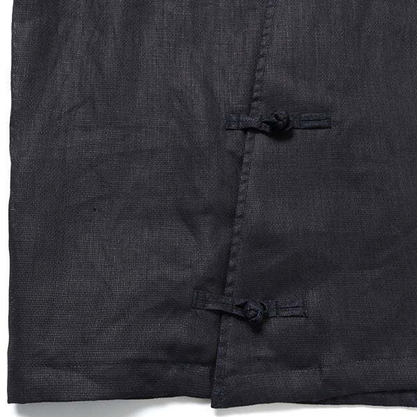 China Shirt - Linen Cloth / Ink Dye