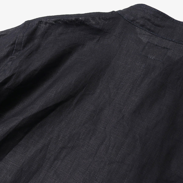 China Shirt - Linen Cloth / Ink Dye