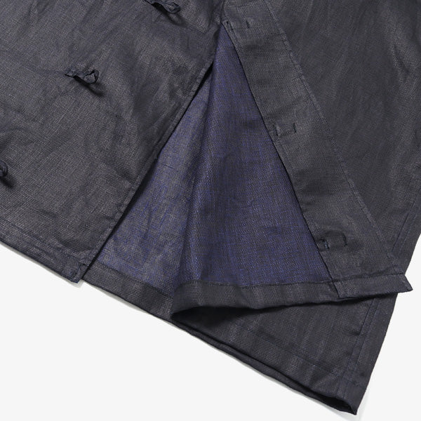 China Shirt - Linen Cloth / Ink Dye