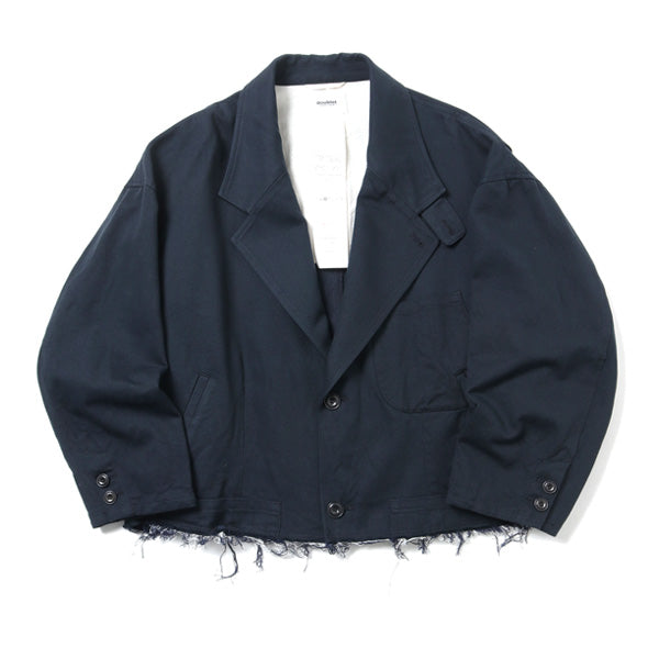SILK CHINO CUT-OFF JACKET