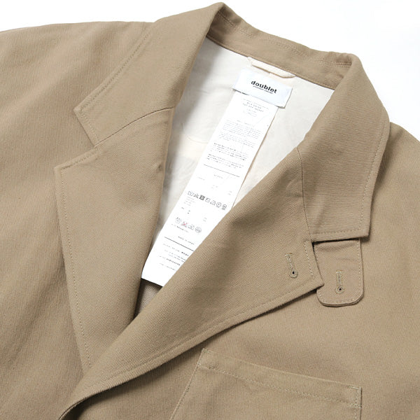 SILK CHINO CUT-OFF JACKET