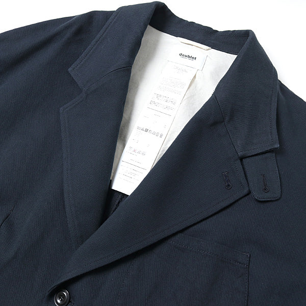 SILK CHINO CUT-OFF JACKET