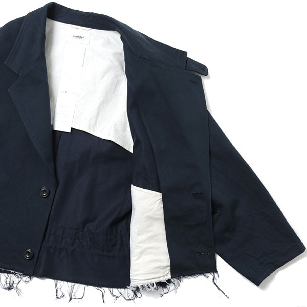 SILK CHINO CUT-OFF JACKET