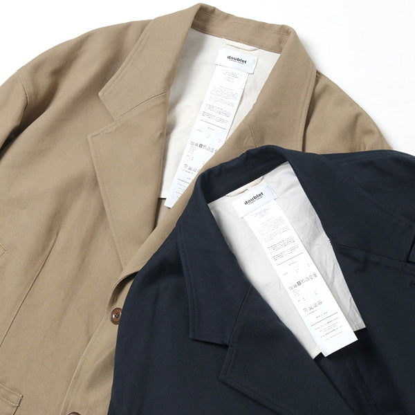 SILK CHINO CUT-OFF JACKET