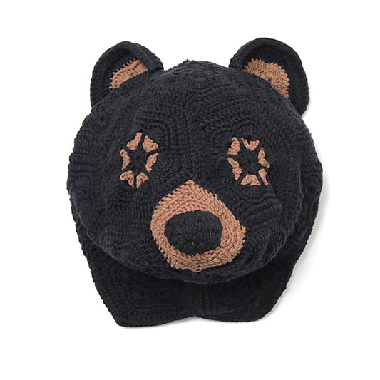 HAND-CROCHET BEAR BEANIE