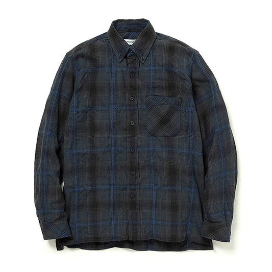 DWELLER B.D. SHIRT C/W TWILL OMBRE PLAID