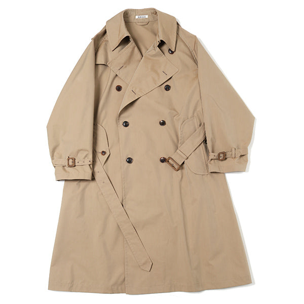 FINX POLYESTER BIG TRENCH COAT (A20SC01FP) | AURALEE / ジャケット 