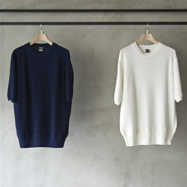 CREW NECK RIB KNIT S/S