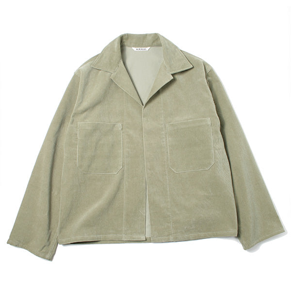 AURALEE WASHED CORDUROY SHIRT JACKET