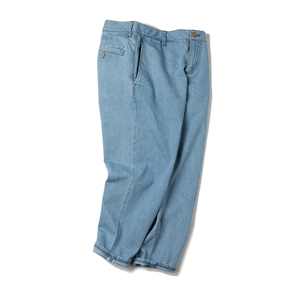 SLIM CROPPED DENIM PANTS