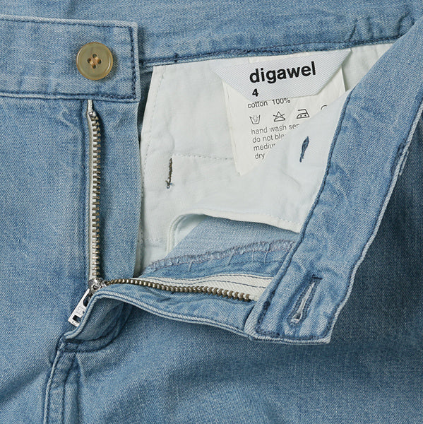 SLIM CROPPED DENIM PANTS