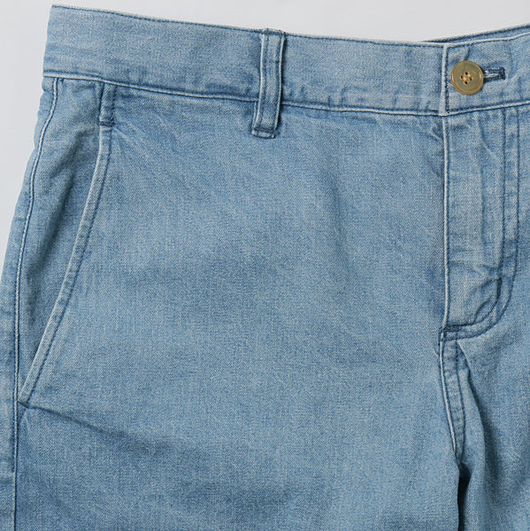 SLIM CROPPED DENIM PANTS
