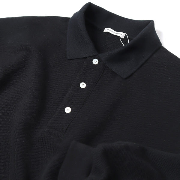 PIQUET TERRY L/S POLO SHIRT