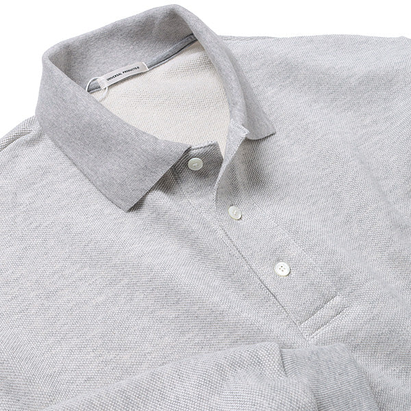 PIQUET TERRY L/S POLO SHIRT