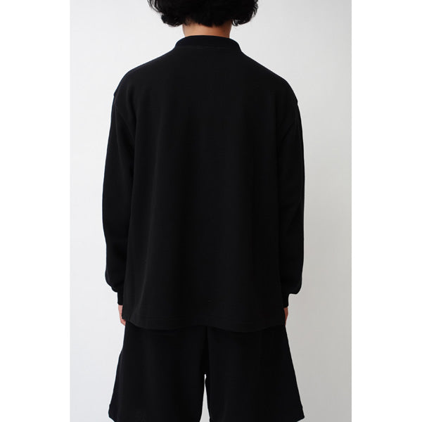 PIQUET TERRY L/S POLO SHIRT