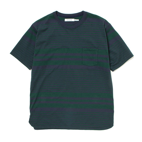 DWELLER S/S TEE COTTON JERSEY BORDER