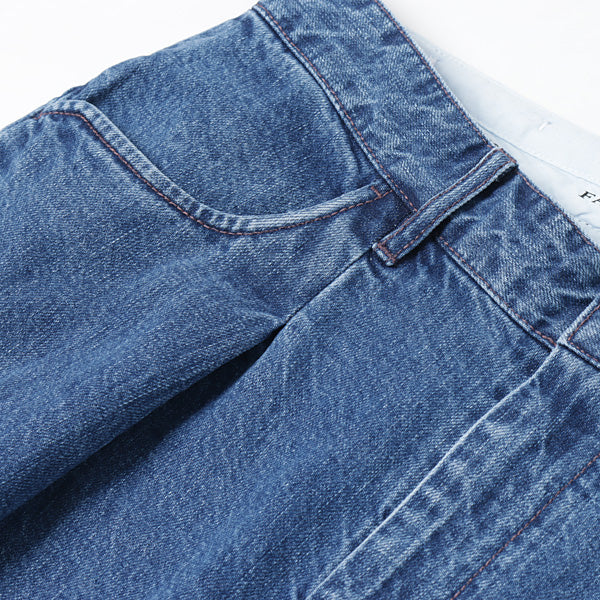 One-tuck Wide Tapered Pants(11ozデニム ムラ糸デニム)